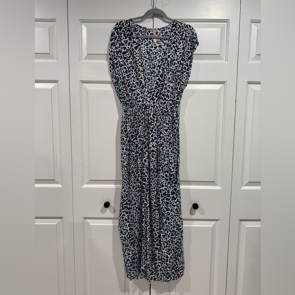 Victoria’s Secret Swim Leopard Print Maxi Cover Up